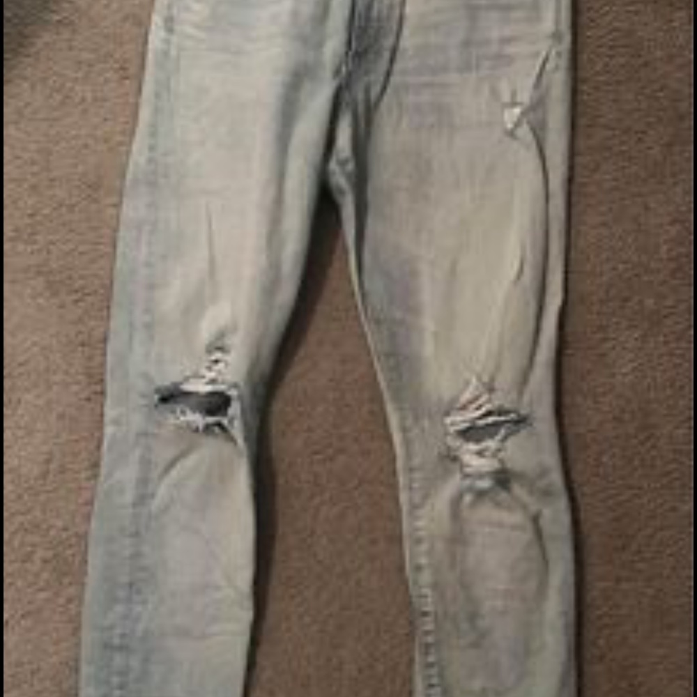 AG high rise skinny jeans